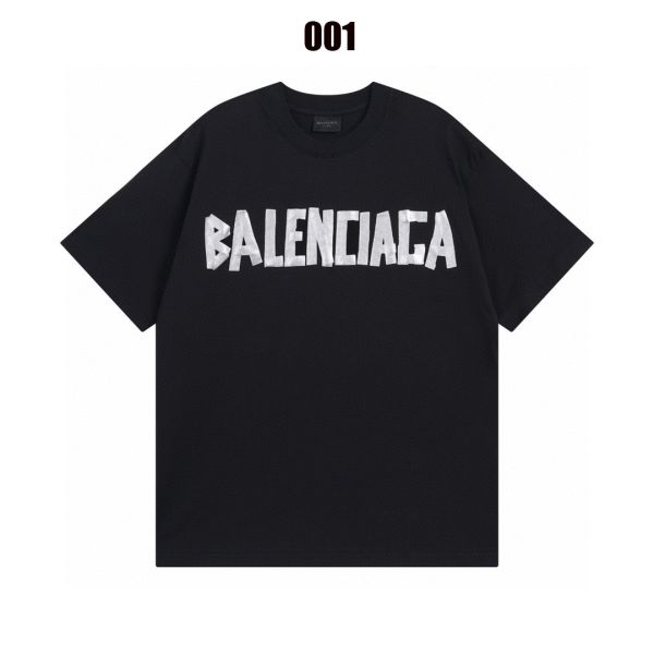 バレンシアガ 半袖Tシャツ クラシック プリント 高品質 A30436