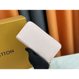 ルイヴィトン ジップウォレット デニム ピンク 経典的 M82958 A30454