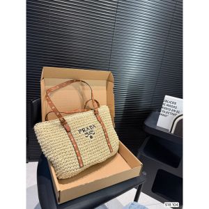 プラダ 織りトートバッグ 春夏新作バッグ 可愛い A30452