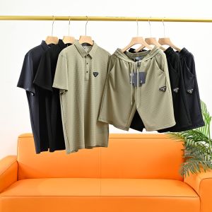 プラダ 上下セット 半袖+ショートパンツ メンズ カジュアル A30454