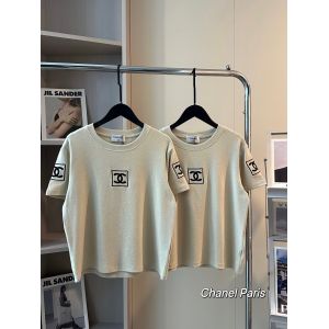 シャネル Tシャツ スクエア刺繍ロゴ ショット レディース A30453