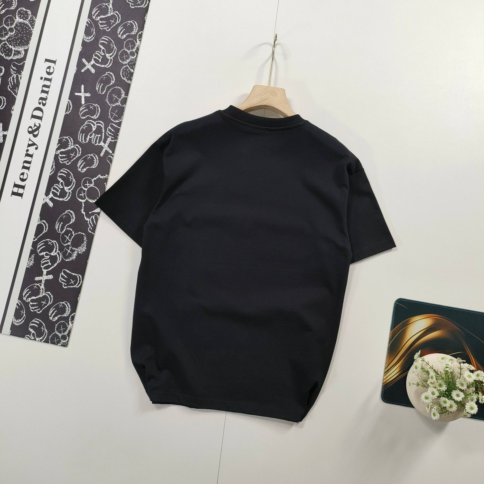 ディオール 半袖Tシャツ 刺繍入り猫 カップル 高品質 A30471