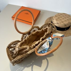 エルメス ストローハンドバッグ オシャレ A30479