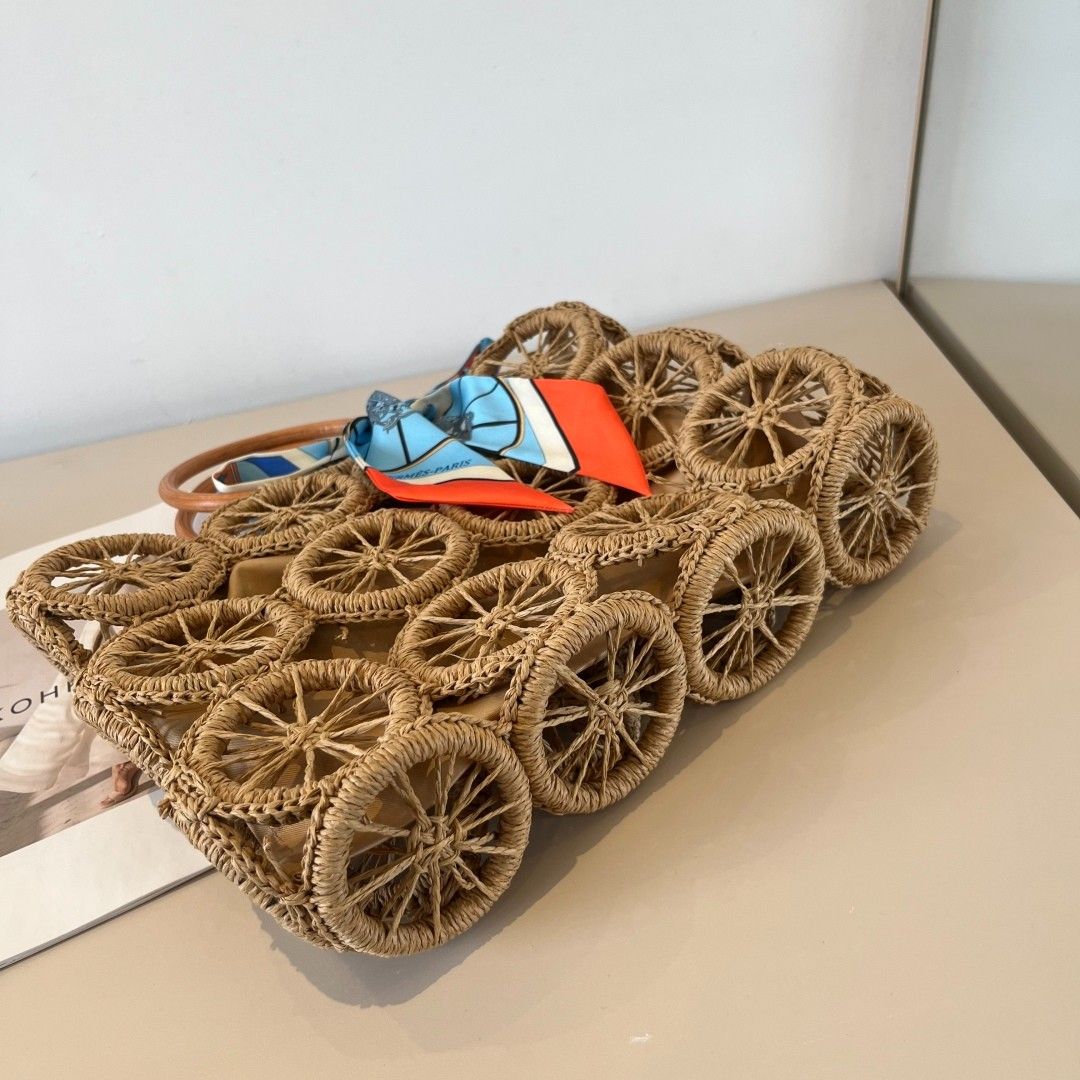 エルメス ストローハンドバッグ オシャレ A30479