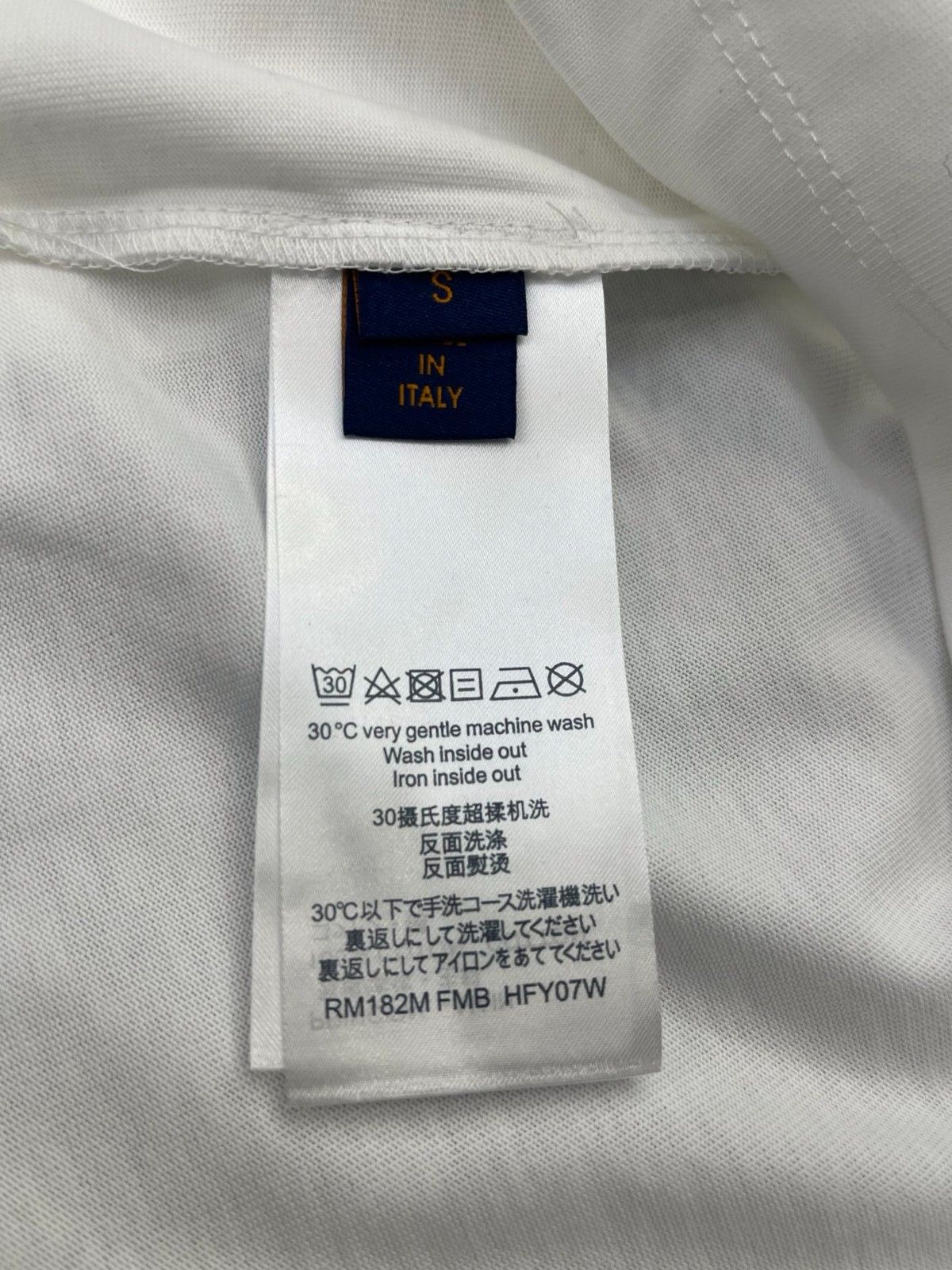ルイヴィトン 半袖Tシャツ トレフォイルロゴ ラウンドネック A30482