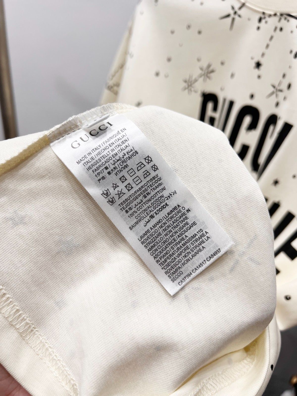 グッチ 半袖Tシャツ コットン ラウンドネック 高品質 A30489