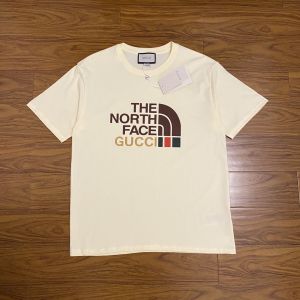 グッチ ザ・ノース・フェイス 半袖 Tシャツ プリント ロゴ カジュアル A30501