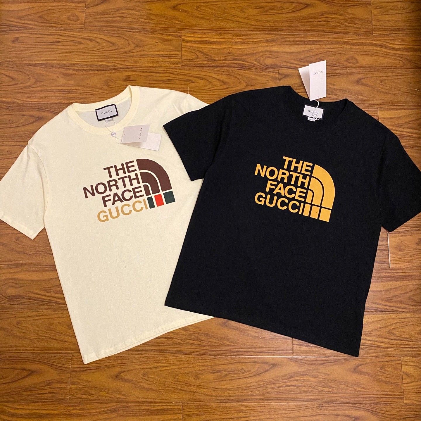 グッチ ザ・ノース・フェイス 半袖 Tシャツ プリント ロゴ カジュアル A30501