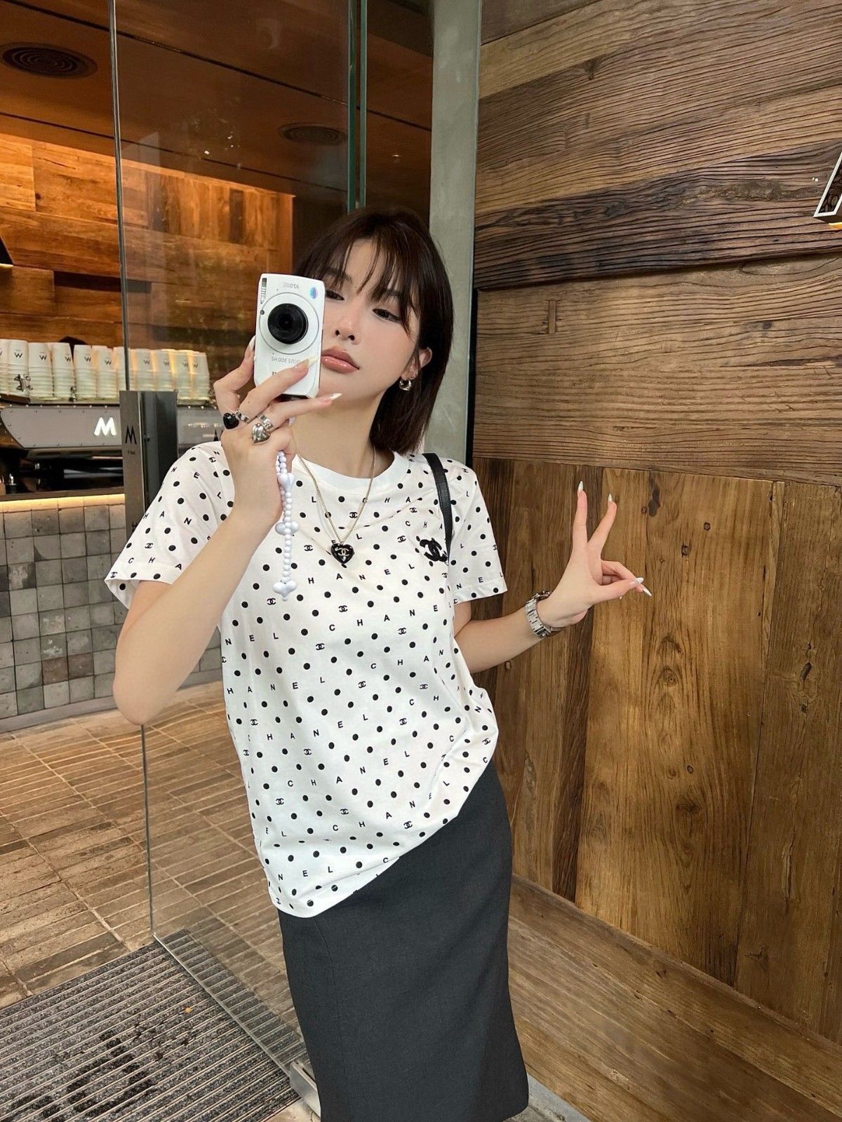 シャネル 半袖tシャツ レディース オシャレ A30494