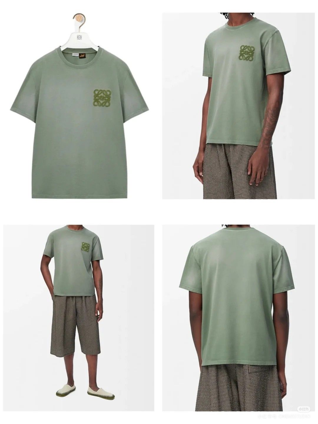 ロエベ 半袖tシャツ オーバーサイズ カップル A30498