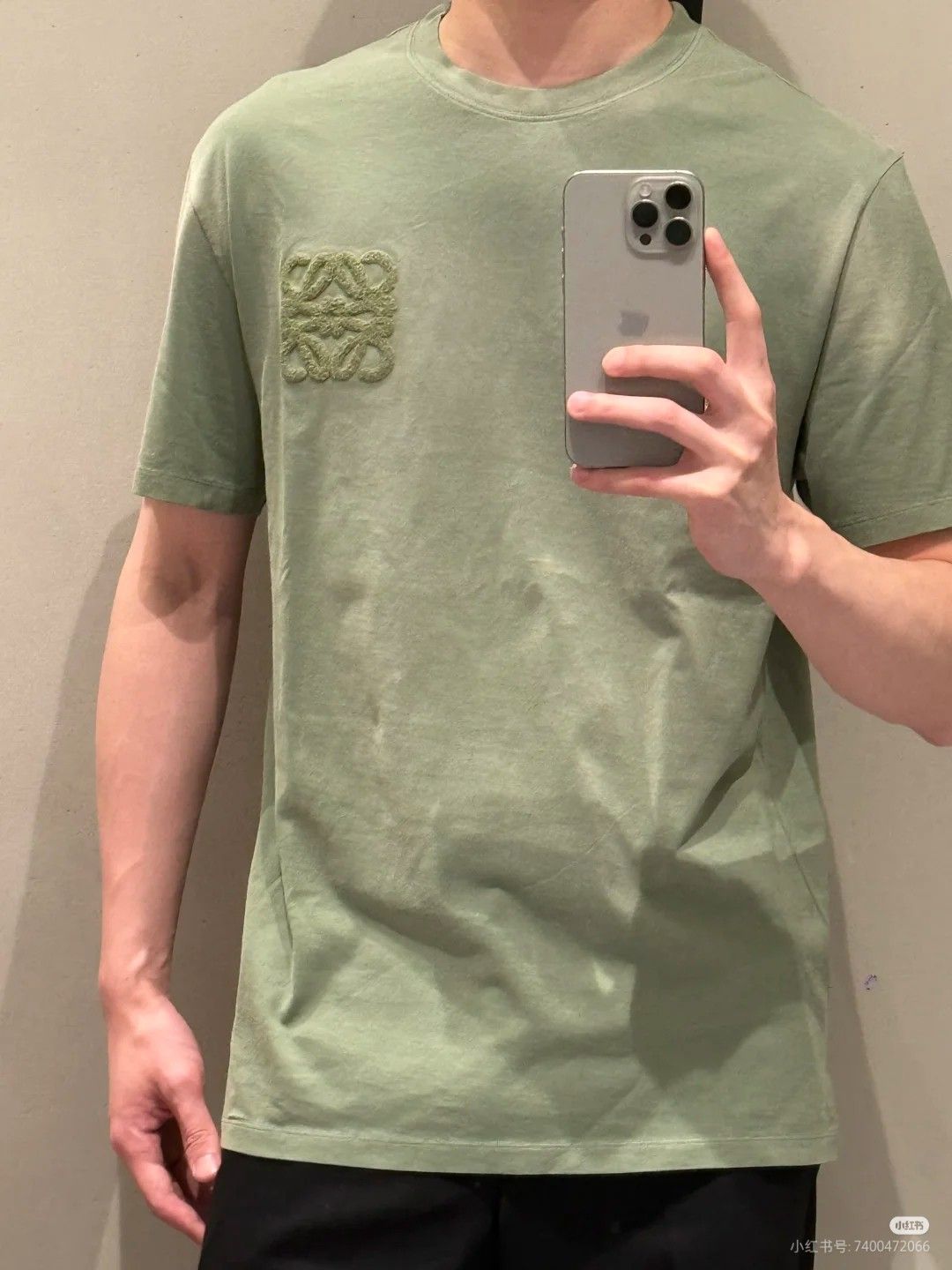 ロエベ 半袖tシャツ オーバーサイズ カップル A30498