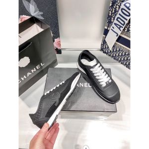 シャネル スニーカー レザー レディース向け 大人気 A30512