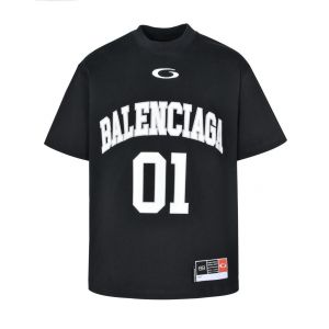 バレンシアガ SS25 Basketball 半袖Tシャツ プリント カッコイイ A30506