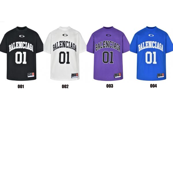 バレンシアガ SS25 Basketball 半袖Tシャツ プリント カッコイイ A30506