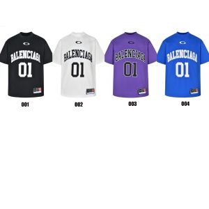 バレンシアガ SS25 Basketball 半袖Tシャツ プリント カッコイイ A30506