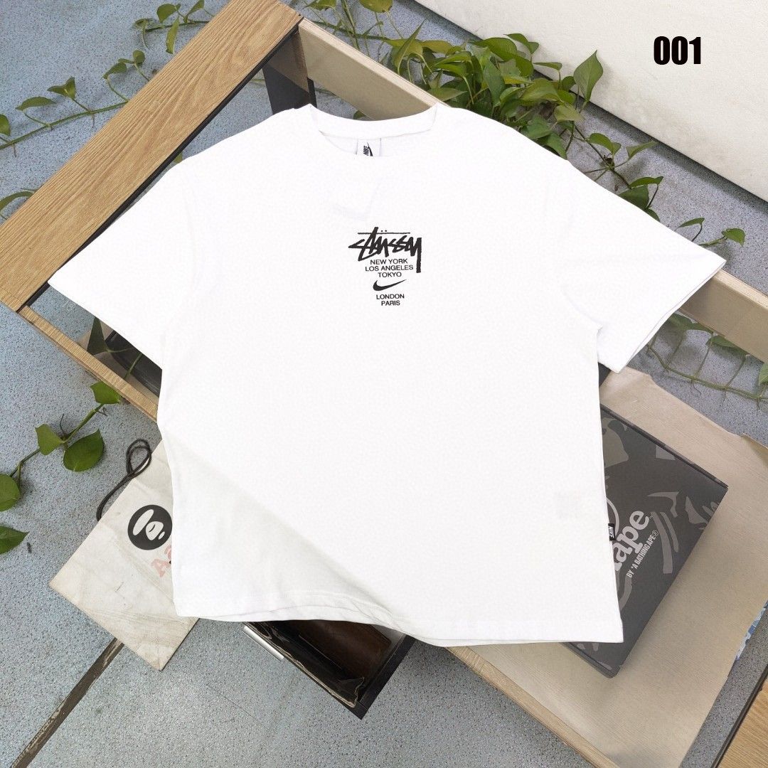 ステューシー ナイキ コラボ 半袖tシャツ カジュアル カップル A30505