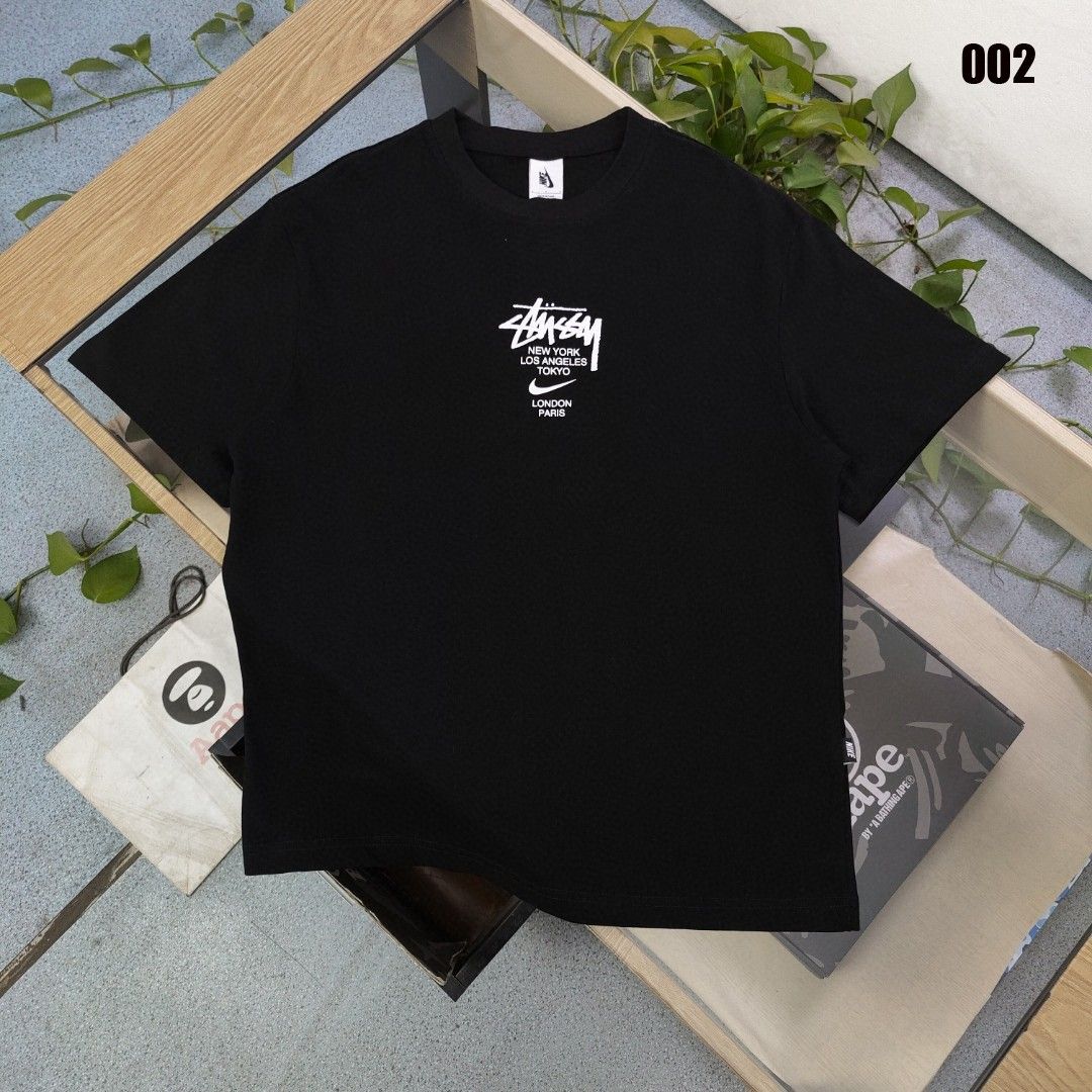 ステューシー ナイキ コラボ 半袖tシャツ カジュアル カップル A30505