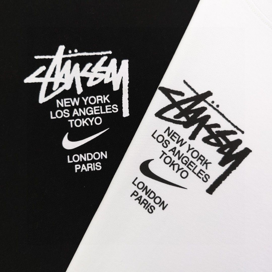 ステューシー ナイキ コラボ 半袖tシャツ カジュアル カップル A30505