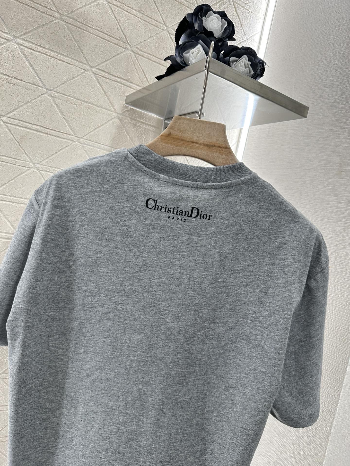 ディオール 半袖tシャツ レディース コットン 高級感 A30522