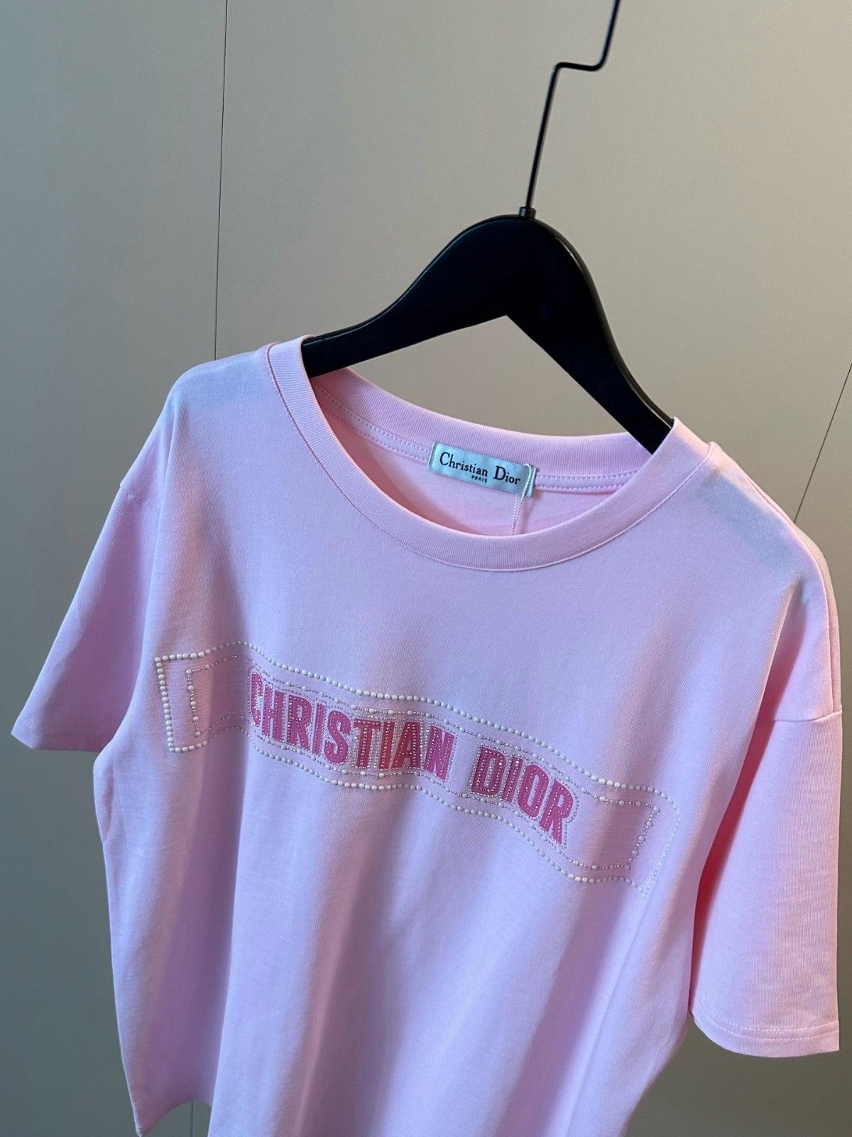 ディオール 半袖tシャツ ピンク 可愛い A30518