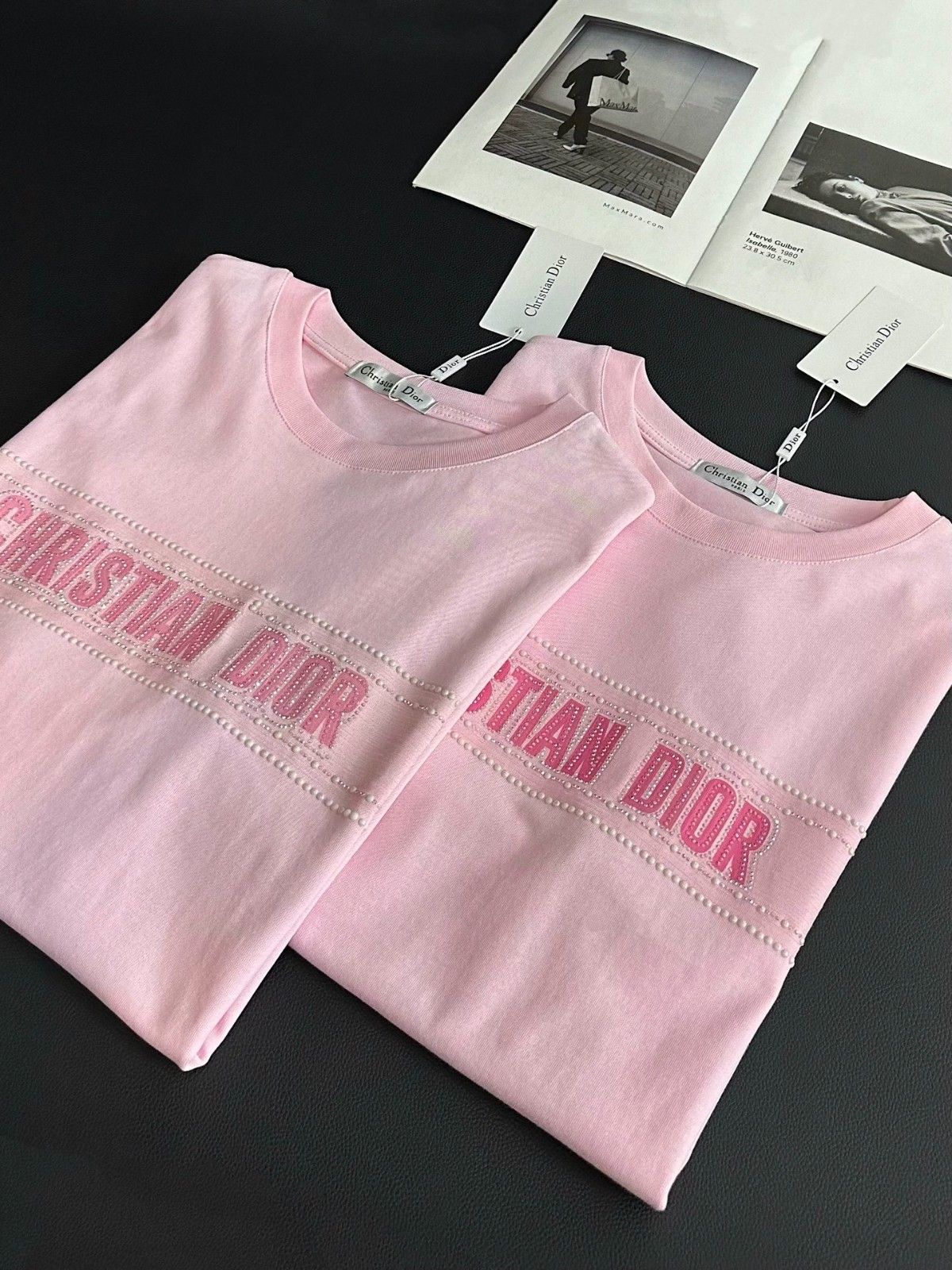 ディオール 半袖tシャツ ピンク 可愛い A30518