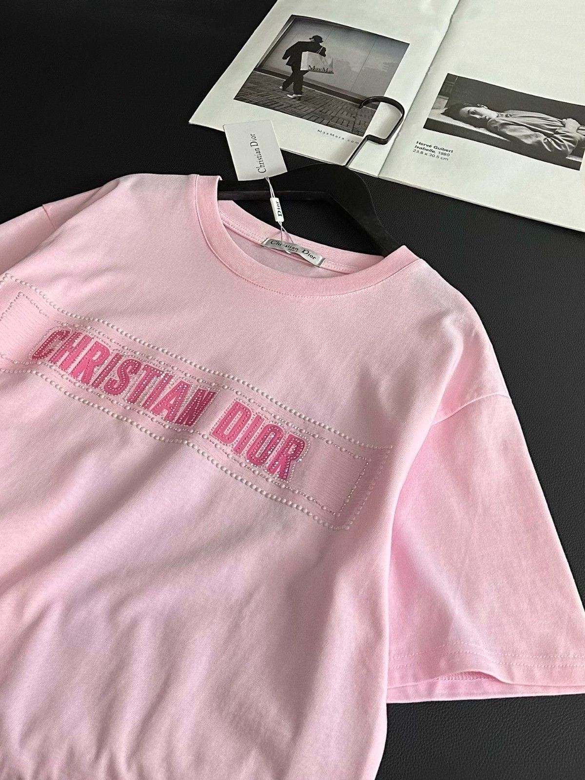 ディオール 半袖tシャツ ピンク 可愛い A30518
