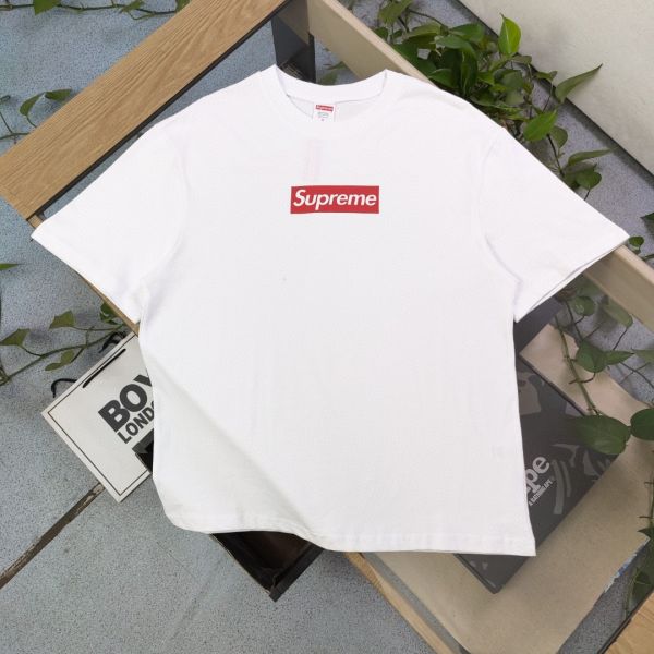 シュプリーム 半袖 Tシャツ クラシックロゴ プリント カジュアル A30521