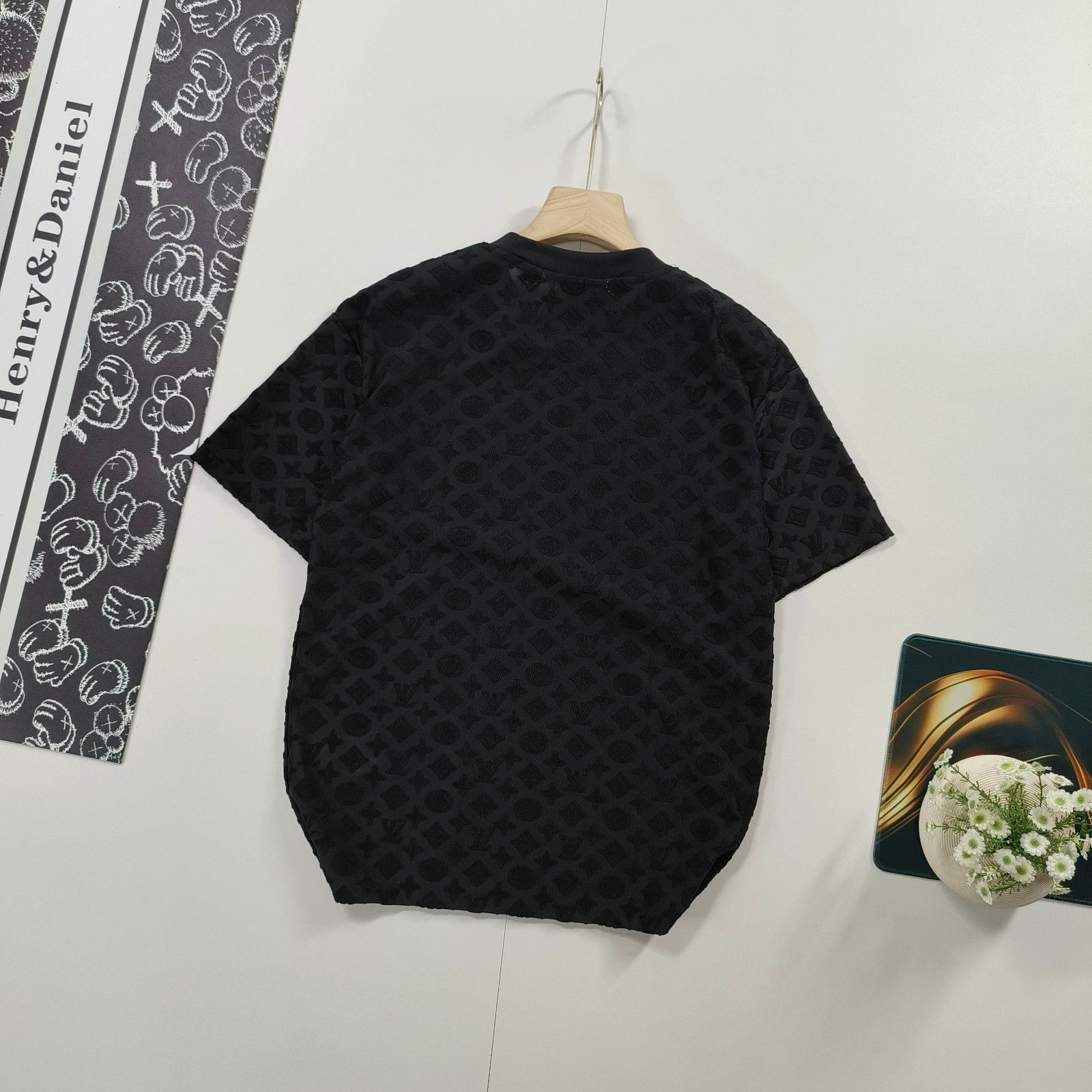 ルイヴィトン 半袖Tシャツ 夏の新作定番 ロゴジャカード A30516