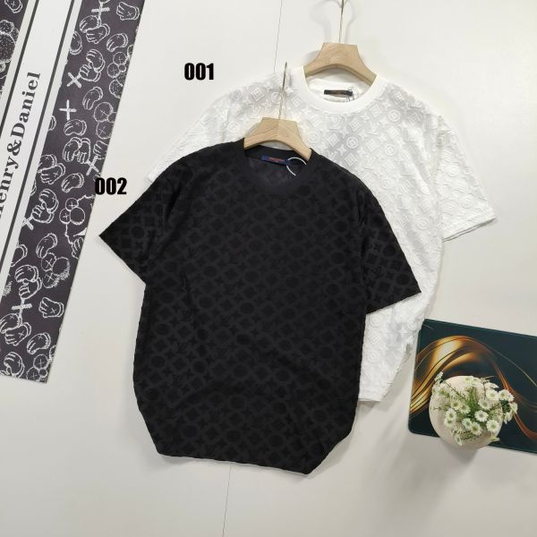ルイヴィトン 半袖Tシャツ 夏の新作定番 ロゴジャカード A30516
