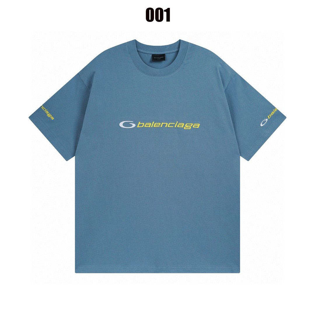バレンシアガ 半袖Tシャツ 刺繍ロゴ 高品質 ゆったり A30535