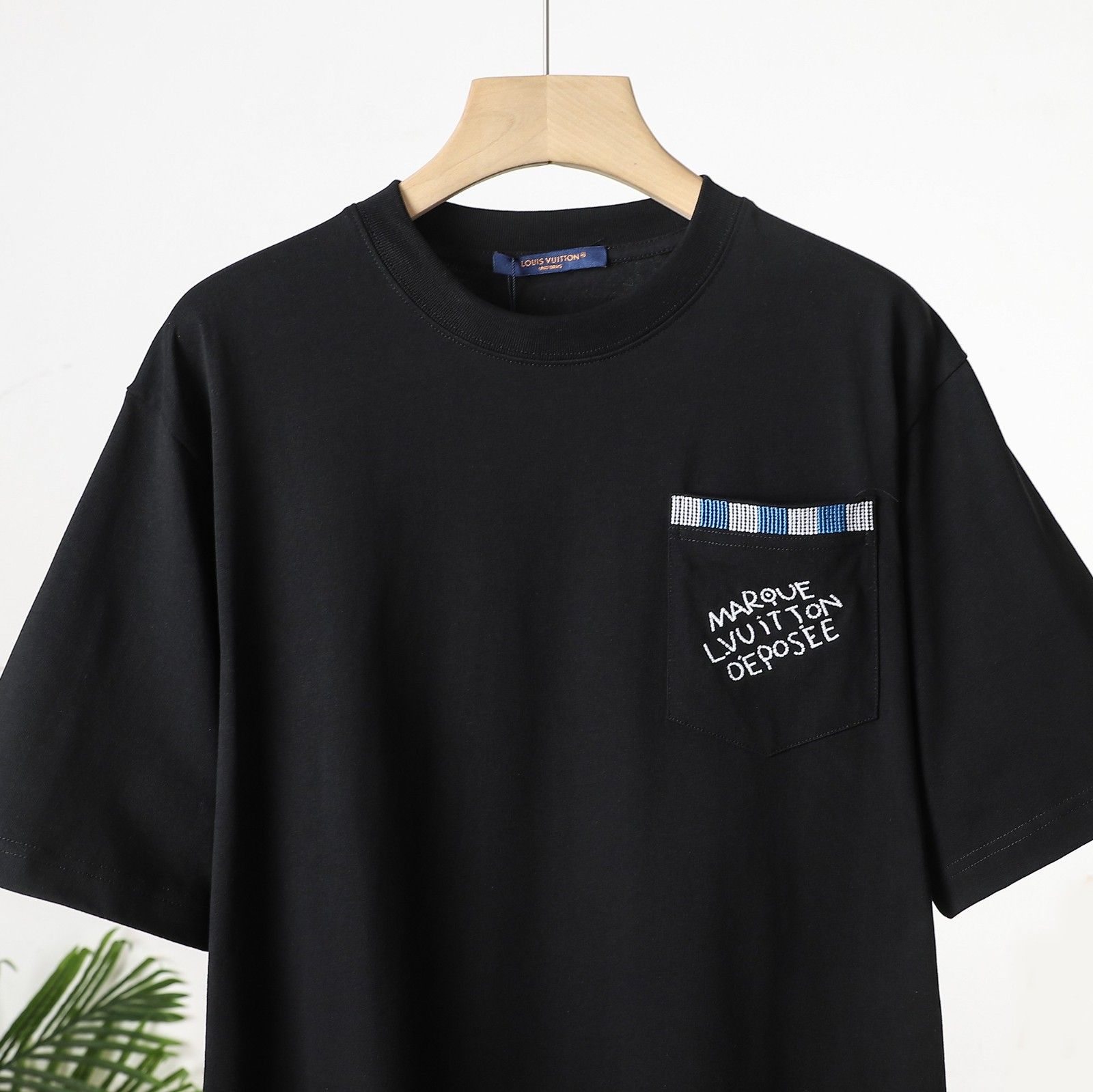 ルイヴィトン 半袖tシャツ 刺繍 ゆったり カップル A30534