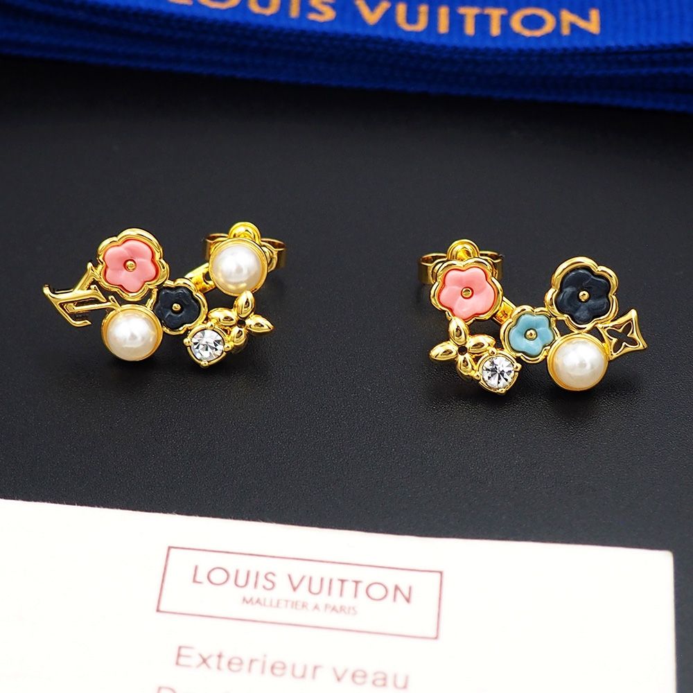 ルイヴィトン LV Botanica ピアス 可愛い 高級感 A30531