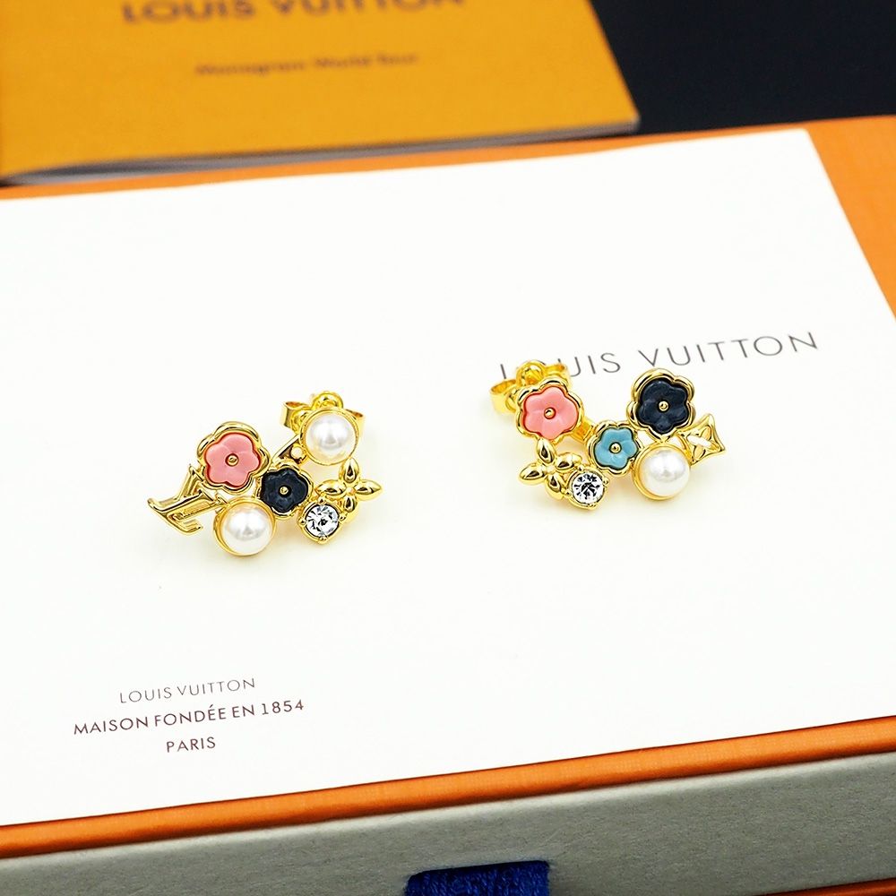ルイヴィトン LV Botanica ピアス 可愛い 高級感 A30531