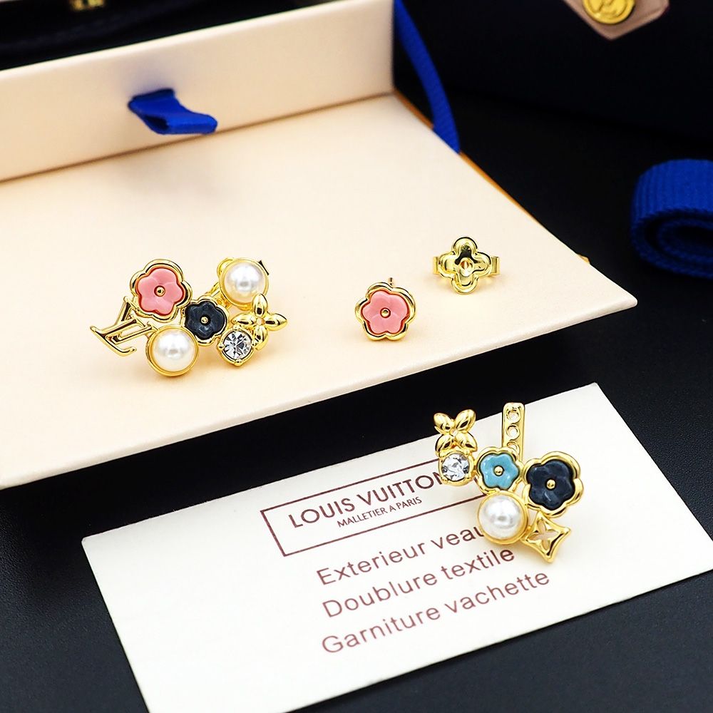 ルイヴィトン LV Botanica ピアス 可愛い 高級感 A30531