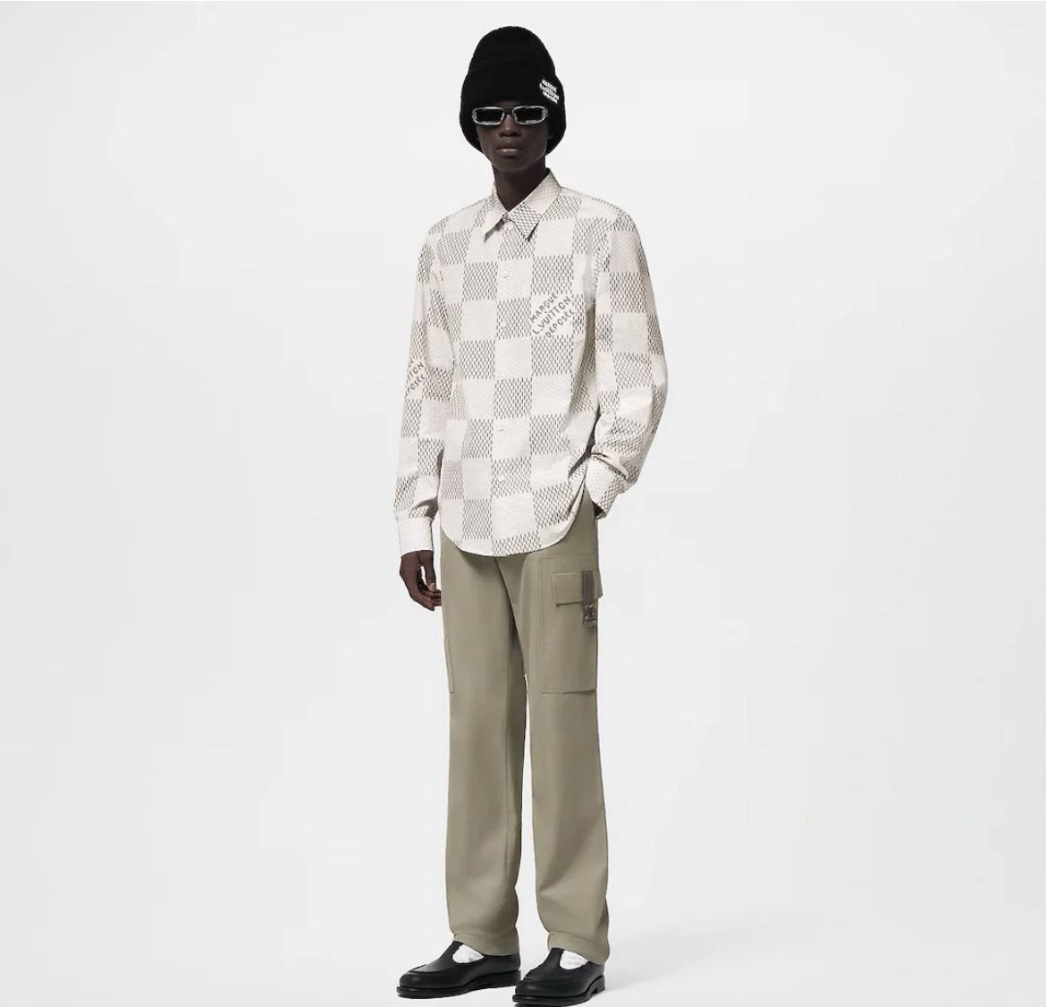 ルイヴィトン Damier 長袖シャツ 高品質 A30526