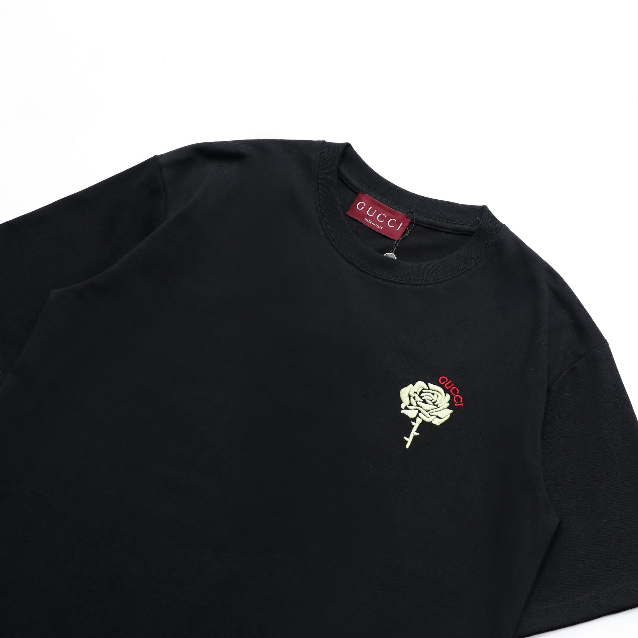 グッチ 半袖Tシャツ 花柄刺繍 カジュアル A30533