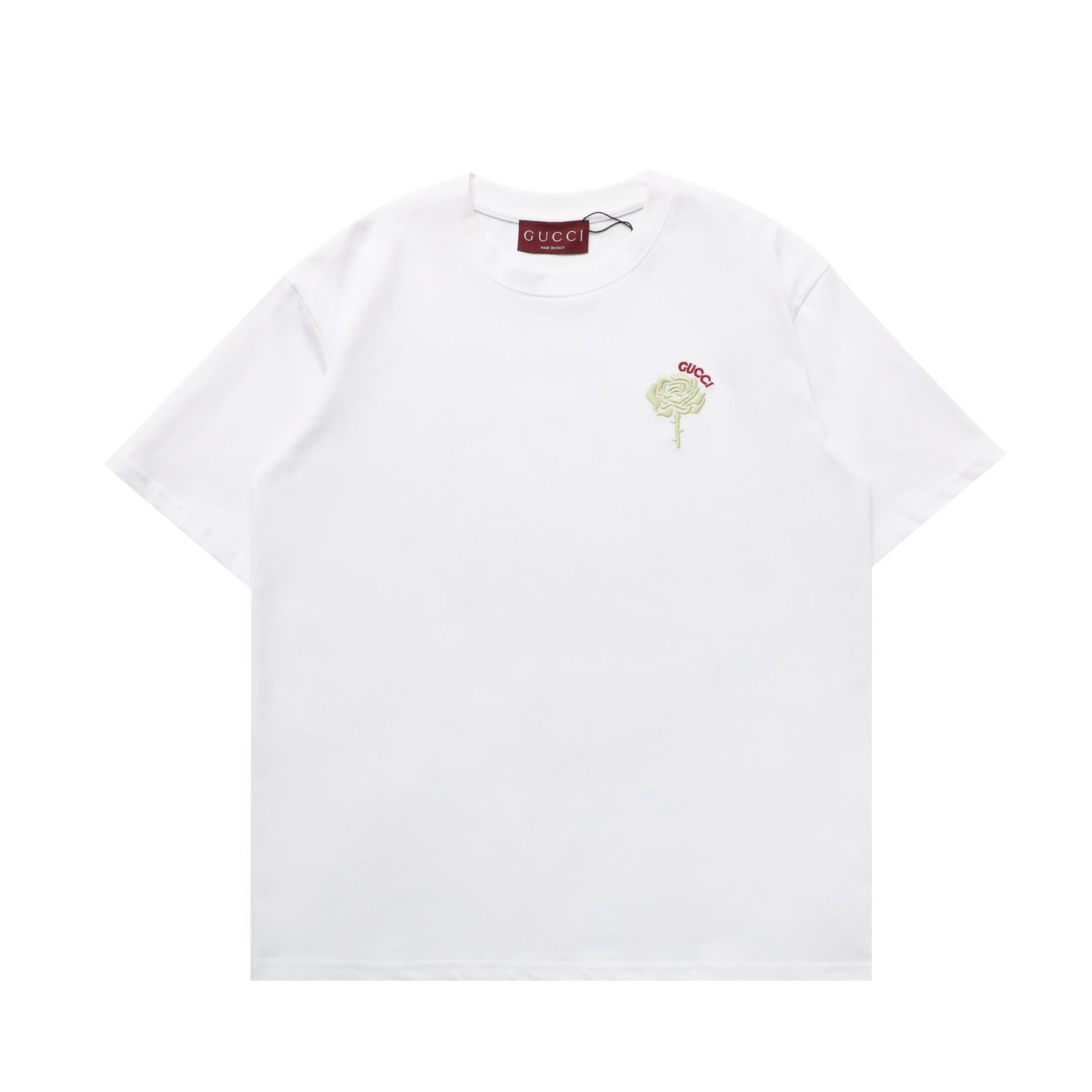 グッチ 半袖Tシャツ 花柄刺繍 カジュアル A30533