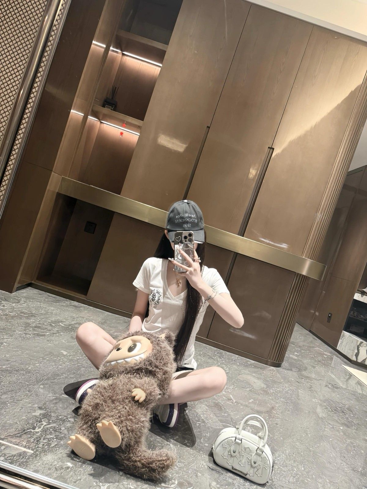 クロムハーツ Vネックスリム半袖Tシャツ レディース オシャレ A30541