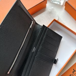 エルメス 長財布 ファスナー付き 小銭入れ レザー A30539