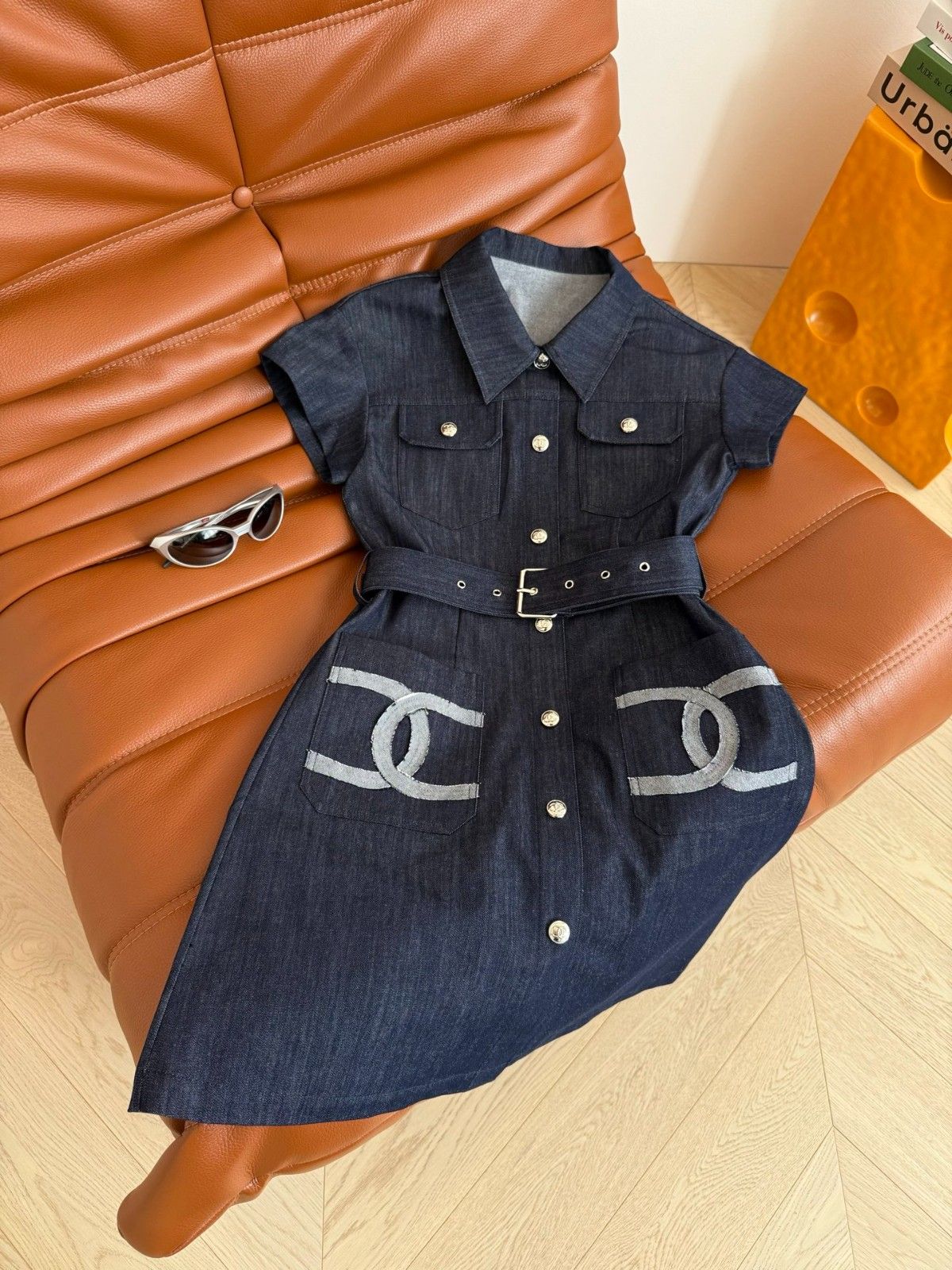 シャネル Vintage デニム ワンピース オシャレ A30558