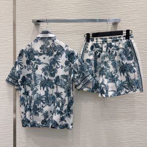 ディオール 半袖ショートパンツセット プリント オシャレ A30556