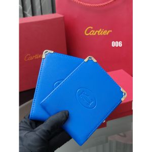 カルティエ 二つ折り財布 カードケース 高級感 6色 レザー A30553