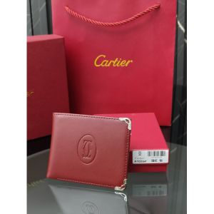 カルティエ 二つ折り財布 カードケース 高級感 6色 レザー A30553