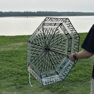 ディオール 透明傘 三つ折り自動折りたたみ傘 A30573