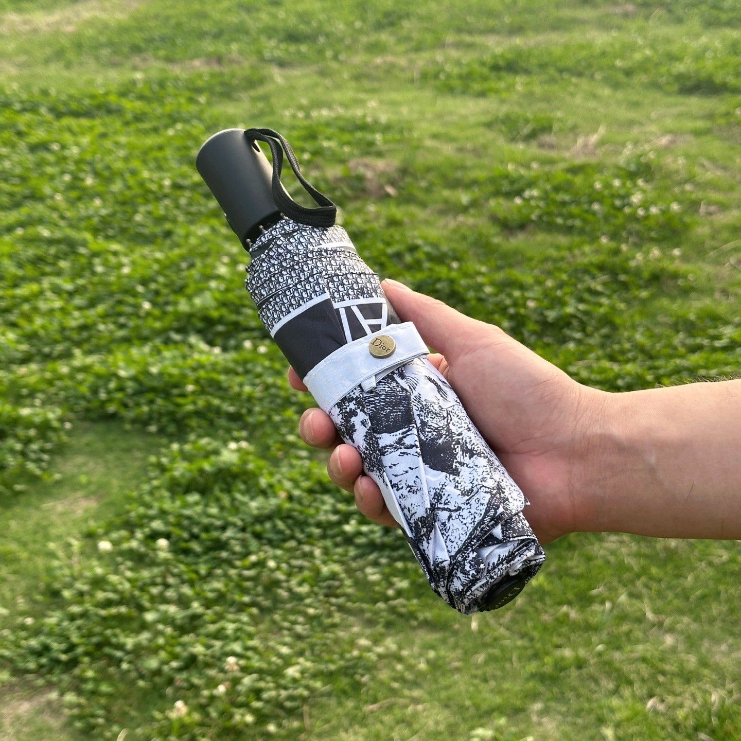 ディオール 日焼け止め傘 全自動折りたたみ傘 UPF>50 A30571