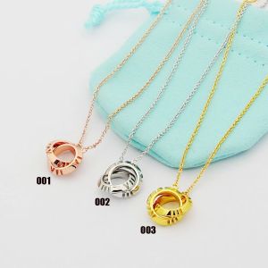 ティファニー ネックレス ダブルリング オシャレ A30583
