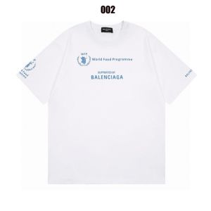 バレンシアガ 半袖Tシャツ 世界食糧計画 カップル A30579