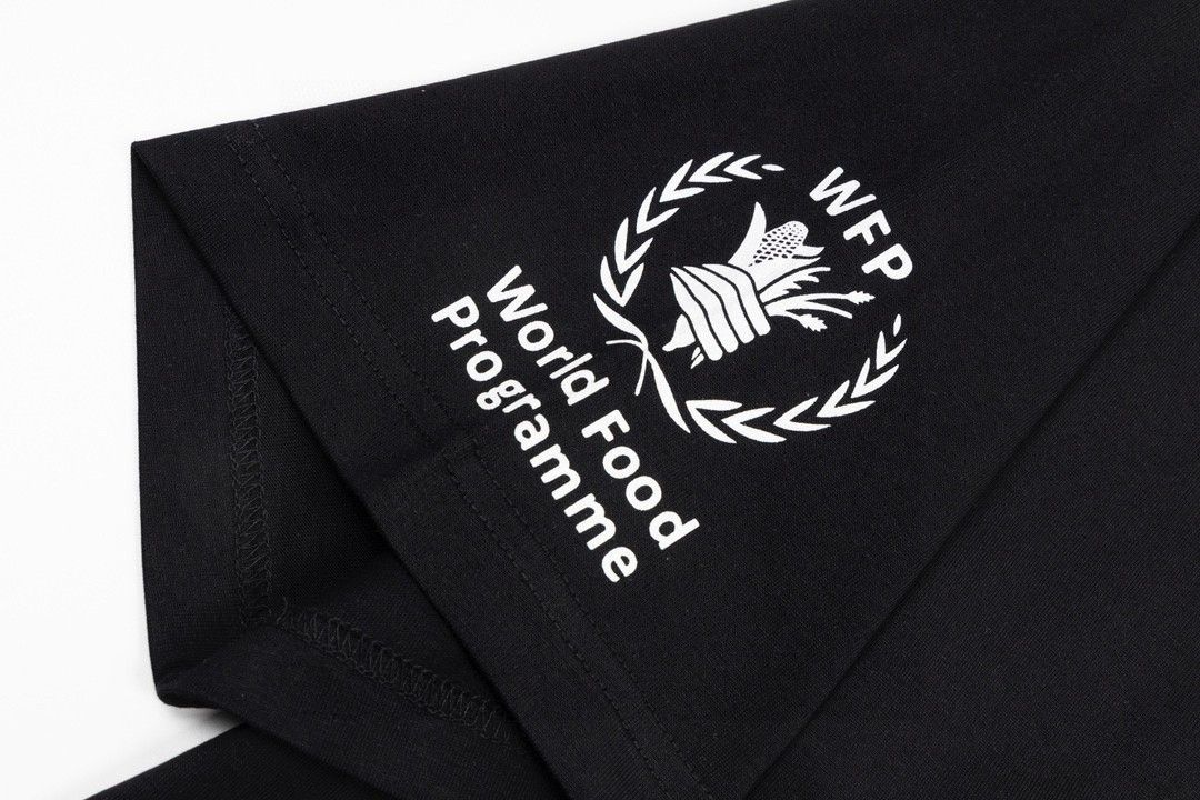 バレンシアガ 半袖Tシャツ 世界食糧計画 カップル A30579