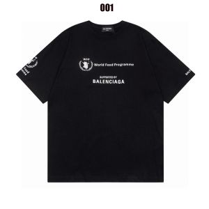 バレンシアガ 半袖Tシャツ 世界食糧計画 カップル A30579