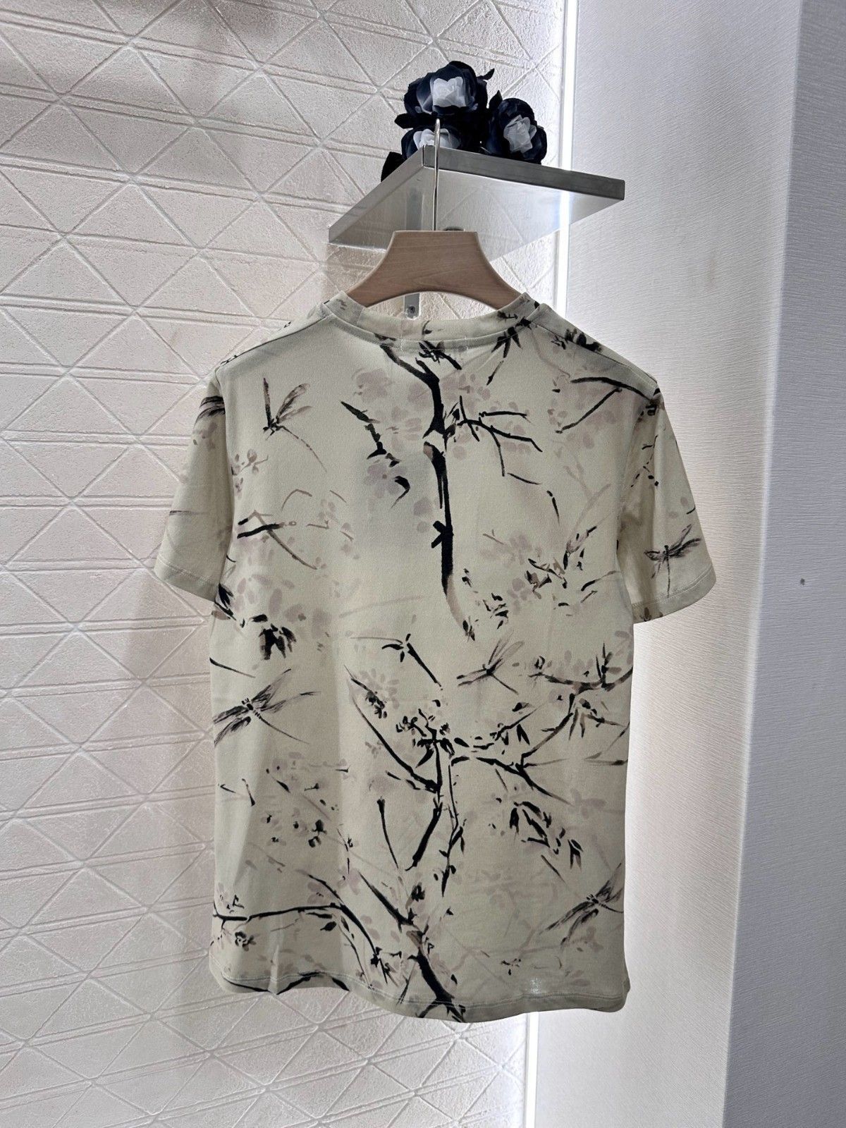 ディオール 半袖tシャツ プリント レディース向け A30588